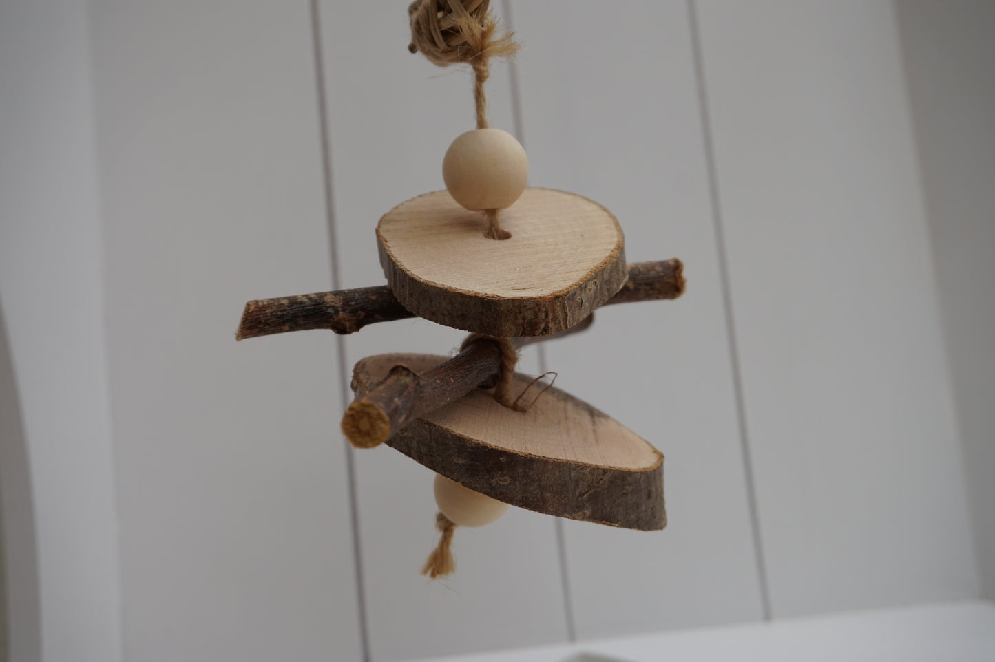 Hanging Natural Hazel Wood - The Binky Bunny Club