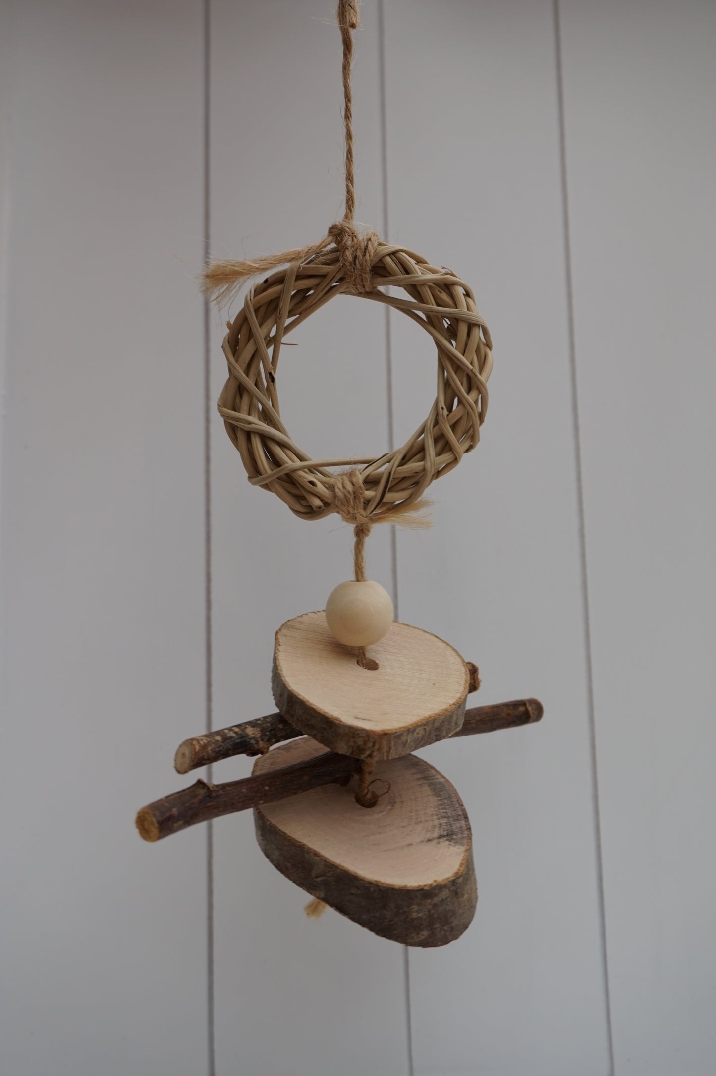 Hanging Natural Hazel Wood - The Binky Bunny Club