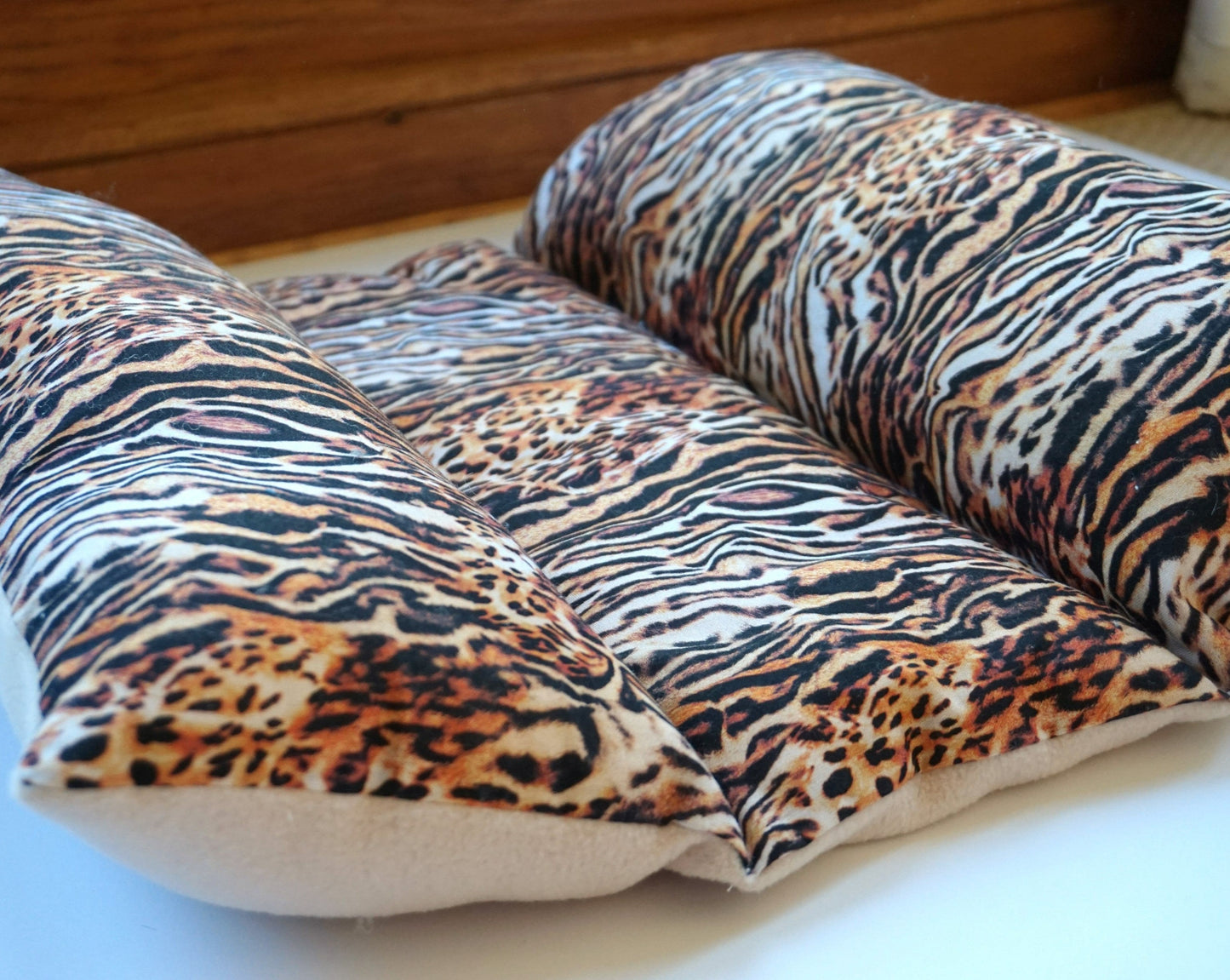 Leopard Snuggle Bed - The Binky Bunny Club