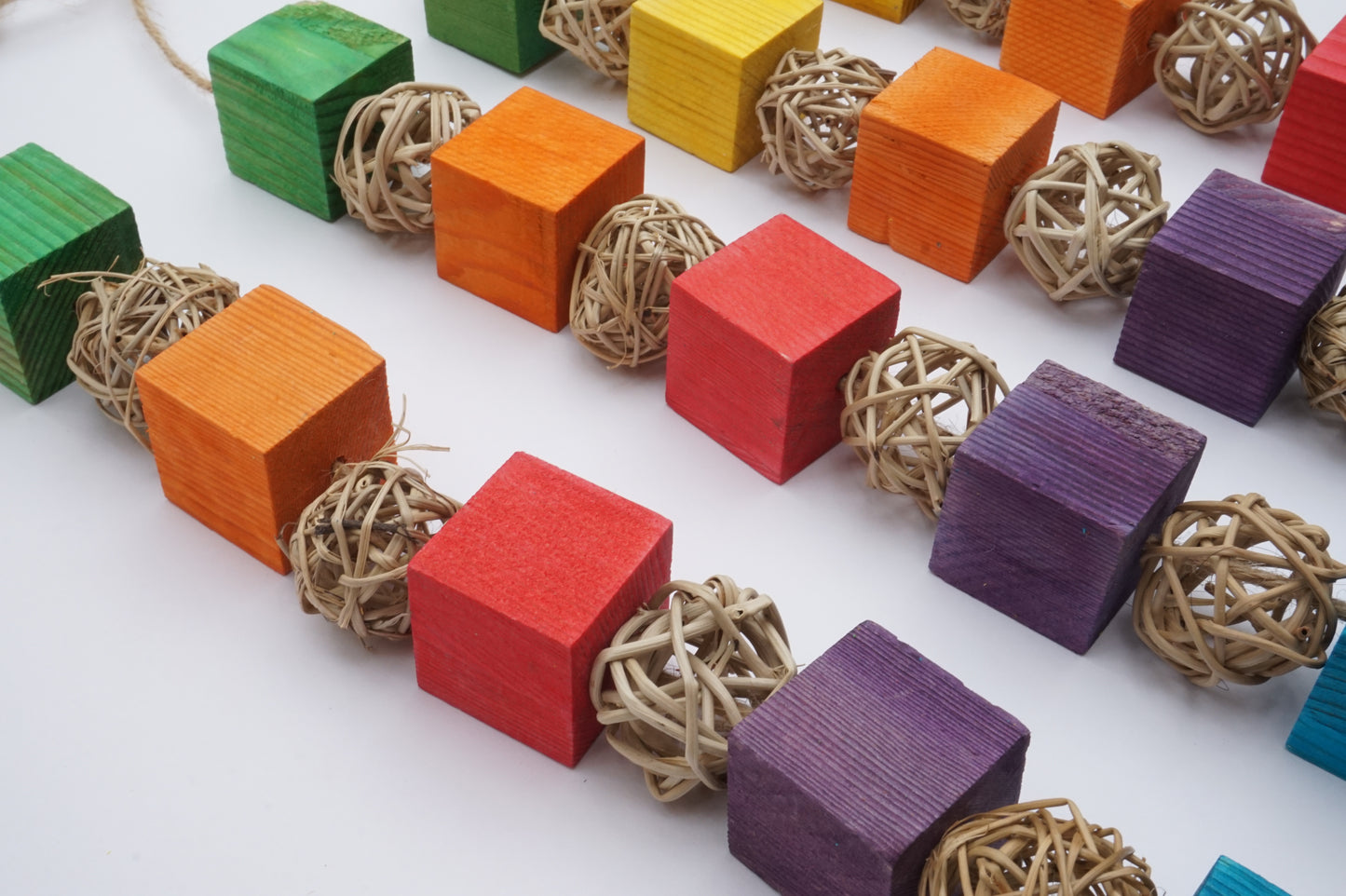 Coloured Cube Stack - The Binky Bunny Club
