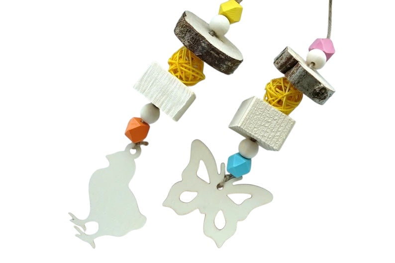 Easter Hanging Wooden Block Chew