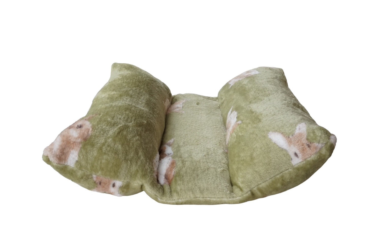 Green Bunnies Cuddle Bed