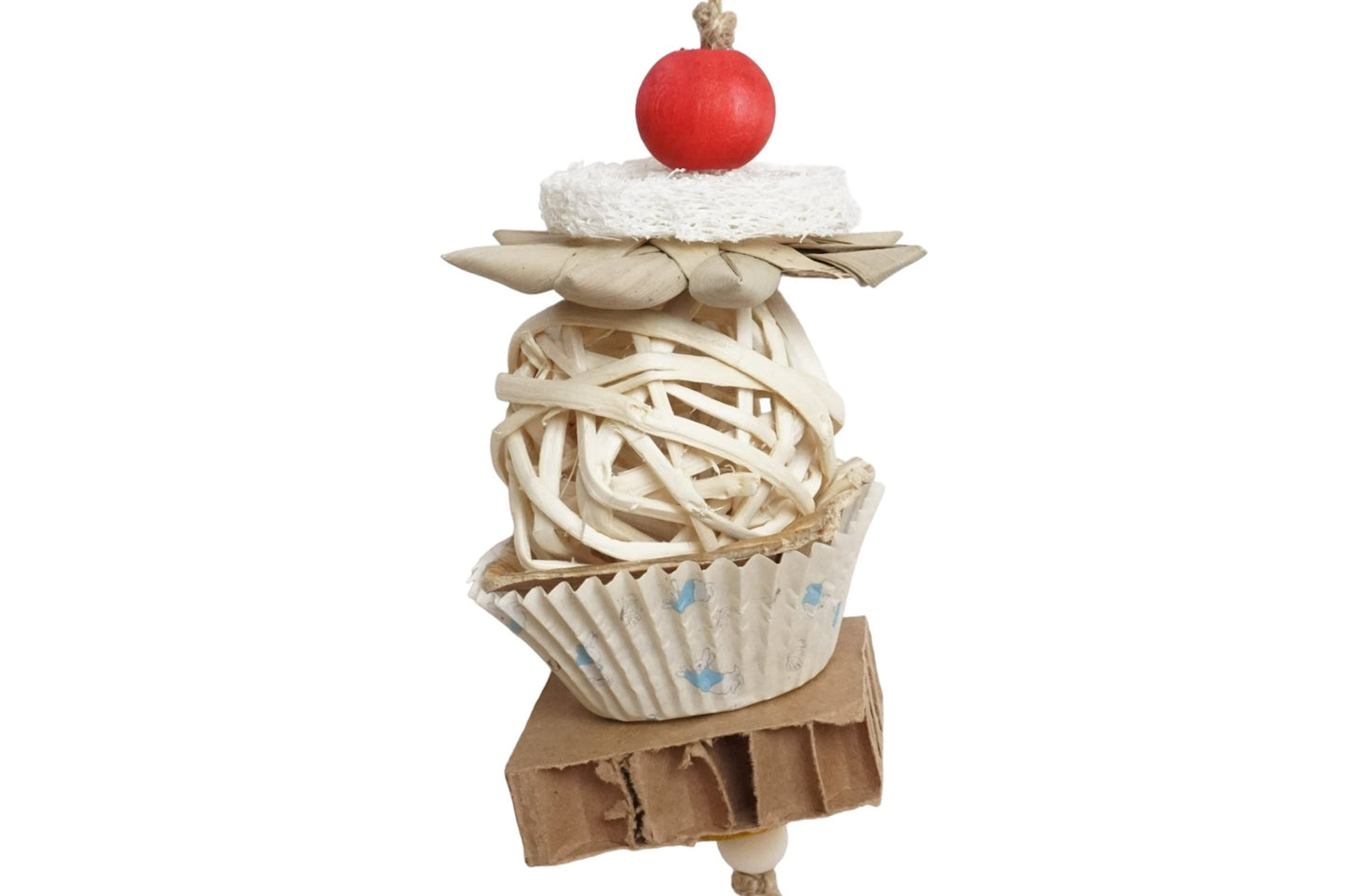 Bamboo Cupcake Shredder