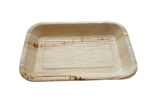 Palm Leaf Rectangle Plate